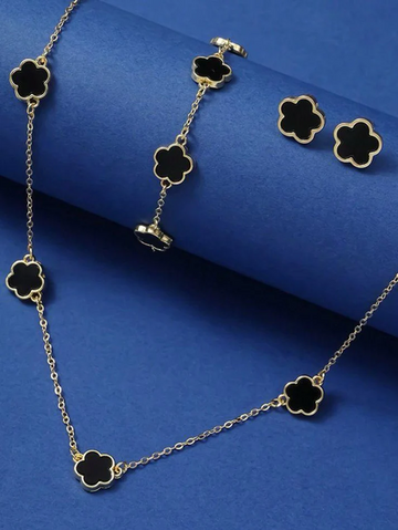 Black Clover Jewellery Set
