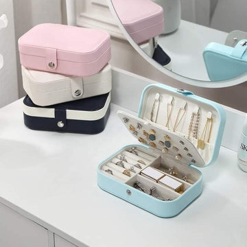 Leather Jewellery Storage Organizers  Random Colours