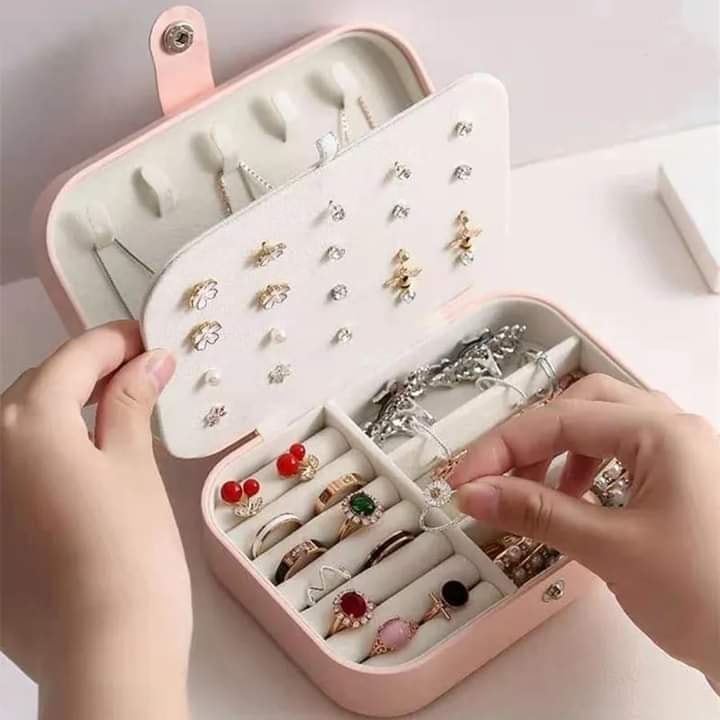 Leather Jewellery Storage Organizers  Random Colours
