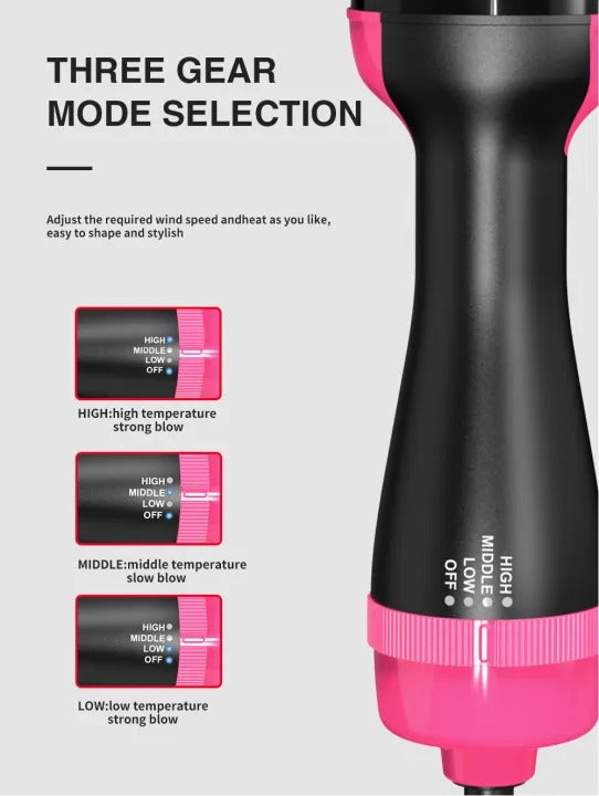 3in1 Electric Hot Air Brush Straightener and Dryer