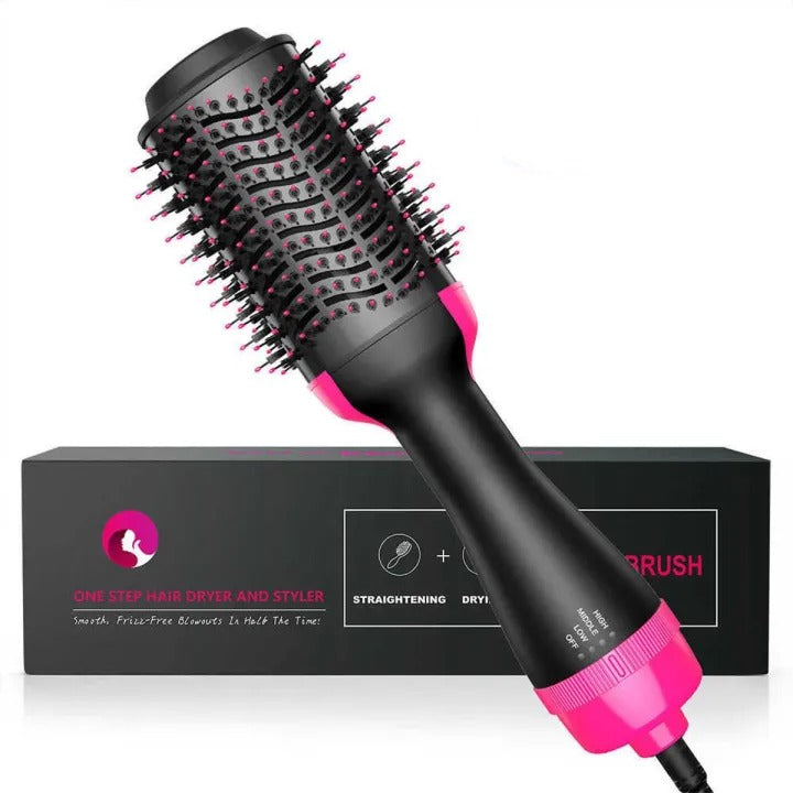 3in1 Electric Hot Air Brush Straightener and Dryer